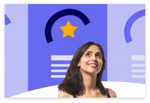 woman staring at the sky