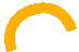 biểu tượng vòng tròn nửa màu vàng